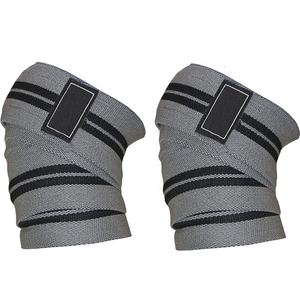 Antidérapant Bodybuilding Exercice Genouillères Entraîneur De Fitness Entraîneur Genou Wraps Élastique Flexible Genou Wraps Paire pour Gym Squats - Product Image 1