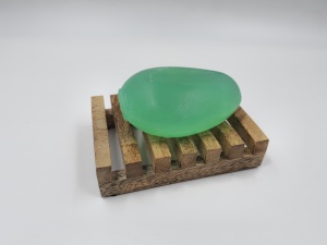 Eco-Friendly Rectangle Durable Mango Wood <b>Soap</b> Dishes - Product Image 2