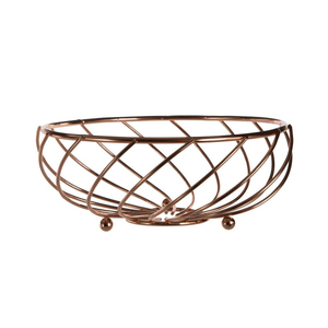 Set Of 3 Black Metal Wire <b>Basket</b> Multi-Purpose Round Shape Kitchenware Tabletop Fruit & <b>Vegetables</b> <b>Storage</b> <b>Basket</b> With Handles - Product Image 4