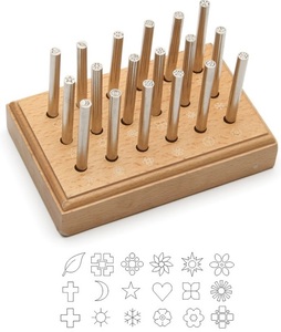 High Quality SUNTOOLS/STIPL Model 569H Stainless Steel Repouse <b>Punches</b> <b>Set</b> for Jewellery Making Wholesale Low Price - Product Image 1