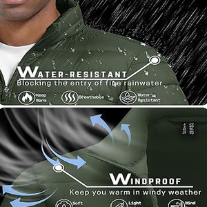 Factory Manufacture New Arrival Long Sleeves <b>Men</b> Bubble <b>Jacket</b> Customized Wholesale Bubble <b>Jacket</b> - Product Image 6