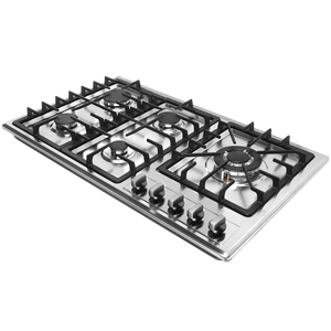 Cuisinière à gaz encastrable 5 brûleurs populaire en gros, plaque de cuisson à gaz en acier inoxydable de haute qualité fabriquée en Chine, vente chaude - Product Image 3