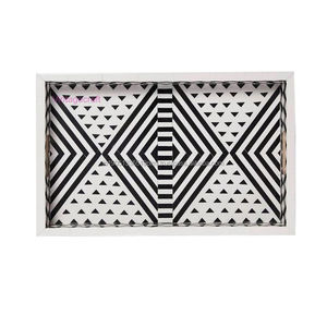 ถาดไม้รองกระดูกทรงกลมแบบปรับแต่งได้สำหรับตกแต่งโต๊ะอาหารหรือร้านอาหารในโรงแรม - Product Image 1