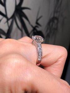 Art Deco Round Cut 3.01CT Diamond Half Eternity Band <b>Ring</b> 14K White Gold IGI Certified Women's Engagement Gift <b>For</b> <b>Girlfriends</b> - Product Image 2