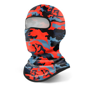 Balaclava personnalisée en polyester avec impression par transfert thermique, coupe-vent, réglable, douce, pour le ski, le cyclisme et les activités de plein air - Product Image 1