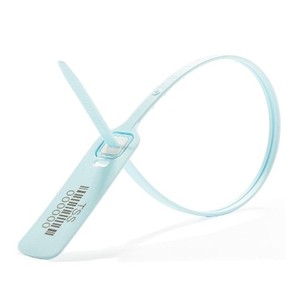 Sceaux en plastique antivol ERPS400 polis, numérotés, jetables, auto-bloquants, ajustables, longueur 400 mm - Product Image 1