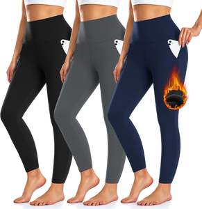 Leggings Deportivos para Mujer, con Bolsillos, Cintura Alta, Elásticos, para Yoga, Running, Entrenamiento, con Logotipo Personalizado, Fabricante OEM - Product Image 6
