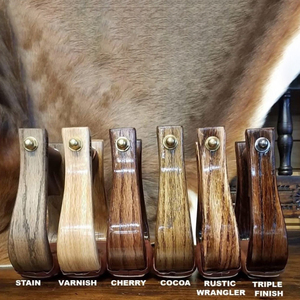 Crafted Wooden Horse Stirrups Natural Timber Saddle <b>Footrests</b> for Handmade Equestrian Riding Tack - Product Image 4