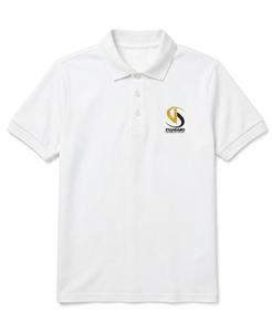Polo Blanco Premium de Manga Corta Personalizable, Ropa Casual y de Negocios, Camiseta Polo de Algodón Piqué Transpirable para Hombre - Product Image 1