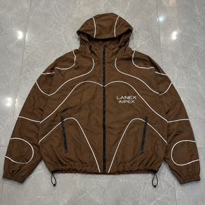 Fashion Casual Windbreaker <b>Jacket</b> for Men <b>Lightweight</b> Waterproof Hooded Outdoor Sports Running Cycling Camping <b>Jacket</b> With Logo - Product Image 6