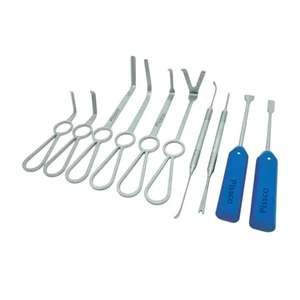 Juego de Osteótomos, Cinceles, Elevadores y Destornilladores PISSCO, Juego de Osteótomos Ortopédicos de 15 Piezas, Acero Inoxidable Alemán - Product Image 2