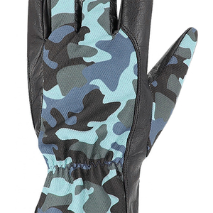 Gants de travail en cuir de chèvre de qualité industrielle, avec paume en cuir, manchette élastique, pour hommes adultes. - Product Image 5