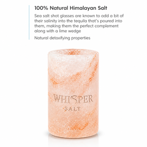 Juego de Vasos de Sal Rosa del Himalaya Whisper Salt |   Vaso de Tequila de Sal Natural Ecológico de Diseño Moderno |   Hecho a Mano - Product Image 5