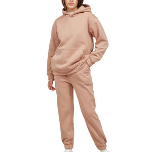 Chándal Deportivo con Capucha para Mujer de Alta Calidad, Color Sólido, 100% Algodón, Tejido Transpirable - Fabricante Chino Confiable - Product Image 4