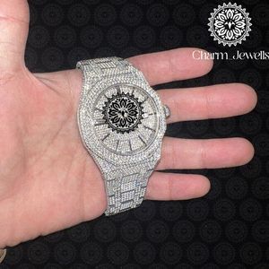 นาฬิกาข้อมือผู้ชาย Charm Luxury สแตนเลสสตีล หน้าปัดอนาล็อก ขนาด 40 มม. กระจกคริสตัล สายยาว 20 ซม. ระบบกลไกอัตโนมัติ แสดงวันที่ กันน้ำ 10 บาร์ - Product Image 1