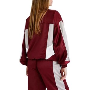 Unisex Color Blocking Tracksuit Set Full Sleeve Loose Fit Sporty Windbreaker Jogger <b>Pants</b> Breathable Polyester Spring Wear - Product Image 5