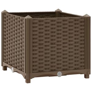 Pot de fleurs et jardinière surélevés en polypropylène 15,7''x15,7''x15'' - Product Image 2