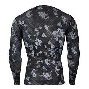 เสื้อแขนยาวรัดรูปสำหรับออกกำลังกายและฝึกซ้อมในยิม - Product Image 2
