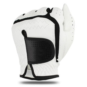 Durable Cabretta Leather Custom Printing Soft Sheepskin Golf Gloves with Breathable Palm Protection - Product Image 3