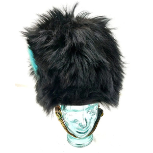 Chapeau Busby haut de gamme en fausse fourrure, de forme élégante, conçu pour les défilés, les reconstitutions historiques et les spectacles cérémoniels. - Product Image 4