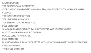 ชุดส่าหรีสำเร็จรูปสำหรับงานปาร์ตี้ ดีไซน์เนอร์ออกแบบ ชุดอานาร์กาลีสำหรับผู้หญิง สีเมห์นดี สำหรับผู้ใหญ่ ผ้าวิสโคส รุ่น 39618 - Product Image 3