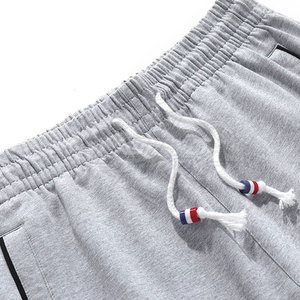 Pantalones Cortos de Hombre de Primera Calidad, Sólidos, Casuales, Transpirables, Elásticos, 100% Algodón, Diseño Único, Ajuste Versátil, Moda Urbana para el Día a Día - Product Image 3