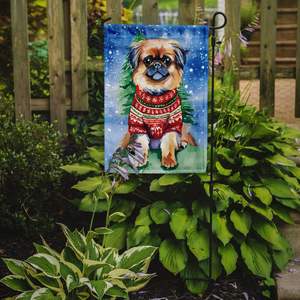 Multicolor Pekingese Christmas Garden <b>Flag</b> Decorative Mailbox <b>Flag</b> for Patio Artwork for Yard Flower Beds Small Size - Product Image 2