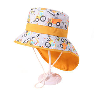 Chapeau Bob Bébé en Coton Anti-UV Haute Qualité Prêt à Expédier – Vente en Gros - Product Image 2