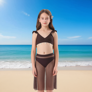 Traje de baño de una pieza HDJ de talla grande, control de abdomen, ropa de playa conservadora, monokini sexy, WQ21105 - Product Image 3