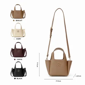 โรงงาน OEM รับผลิตกระเป๋าถือและกระเป๋าสตางค์ผู้หญิงคุณภาพสูงหรูหรา ดีไซน์เรียบง่าย สไตล์วีแกน สำหรับสุภาพสตรี - Product Image 3