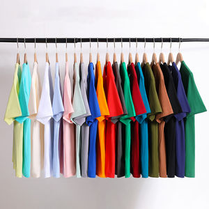 T-shirt en coton épais pour homme, style streetwear hip-hop, effet vieilli, vente en gros - Product Image 2