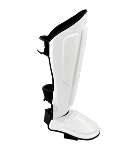 Espinilleras Profesionales de Artes Marciales, Taekwondo, Karate, MMA, con Protección para el Empeine, Ajustables, Elásticas, Transpirables, de Material PU Antideslizante - Product Image 3