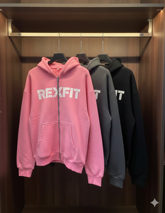 Sudaderas con Capucha de Primera Calidad, las Más Demandadas por los Clientes, con el Mejor Material y el Mejor Diseño, Impresión Serigráfica, Hombros Caídos, Unisex, con Cierre - Product Image 2