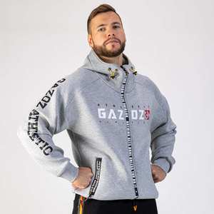 Conjunto de Sudadera con Capucha y Pantalones de Chándal con Serigrafía, Bordado, Apliques, Efecto Desgastado, Lavado Ácido y Estilo Acampanado - Product Image 6