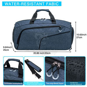 Sac de sport professionnel avec compartiments organisés, tissu résistant, design fiable pour l'entraînement - Product Image 2