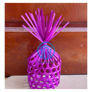 Panier-cadeau en bambou bleu, panier décoratif pour l'Aïd Moubarak, conteneur à friandises, emballage cadeau pour les célébrations islamiques du Ramadan - Product Image 2