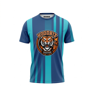 T-shirt de course pour hommes en gros, séchage rapide, respirant, vêtement de sport, logo personnalisé, léger, pour la gym et le fitness - Product Image 1