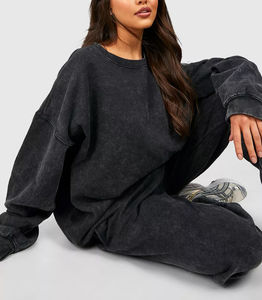 High Quality Wholesale women'<b>s</b> cotton tracksuit set premium athletic sweat <b>suits</b> for global importers high quality casual wear - Product Image 4