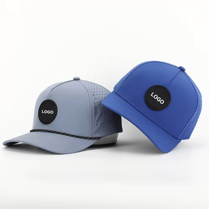 Gorras de Béisbol de Malla 100% Algodón, Impermeables, de 6 Paneles, con Logotipo Personalizado, Bordado 3D y Logotipo de Goma, Venta Directa de Fábrica - Product Image 2