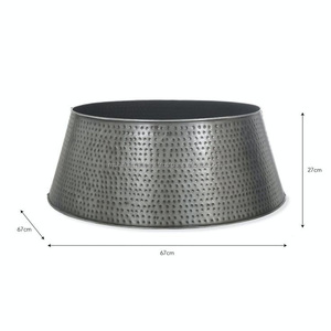 Collier d'arbre tissé en métal doré la touche finale à votre noël moderne avec ce collier d'arbre tissé en métal il évasera légèrement - Product Image 6