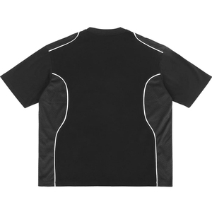 T-shirt décontracté pour homme en coton noir de 340 grammes, coupe ample, col rond, manches courtes, style streetwear, basique et tendance - Product Image 2