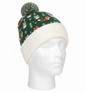 Bonnets pour hommes de qualité supérieure, chapeaux d'hiver chauds en laine, bonnets tricotés avec logo personnalisé, bonnets jacquard 2026 - Product Image 2