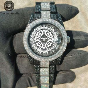 Charm_Jewells Luxury Women's Stainless Steel <b>Watch</b> Round Dial Sapphire Crystal <b>Diamond</b> Bezel Analog Quartz Movement - Product Image 2