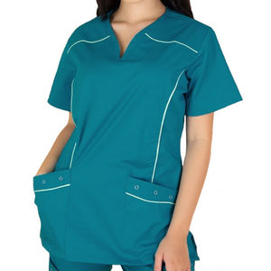 Ensemble de blouses médicales d'hôpital durables, léger, en mélange de coton, uniforme d'infirmière, haut et pantalon - Product Image 3