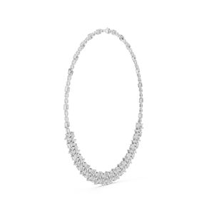 Collier en or rose 14 carats avec diamant de laboratoire taille poire/princesse/marquise, cadeau d'anniversaire |   Nouveau diamant cultivé - Product Image 5