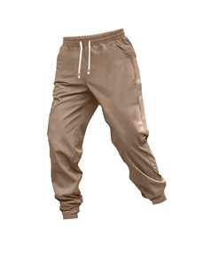 Pantalon de jogging décontracté et tendance personnalisé pour hommes, avec double taille et coupe évasée - Product Image 1