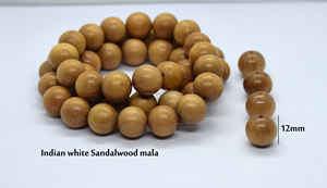 Aromático 108 Mala Beads Sándalo religioso tradicional 8mm Mala - Product Image 6