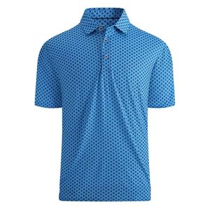Camisas con Logotipo Impreso Digital Personalizado en la Parte Delantera, 100% Poliéster Tejido, Manga Corta, Secado Rápido, Tallas Grandes, Estilo Casual con Botones para Hombre - Product Image 5