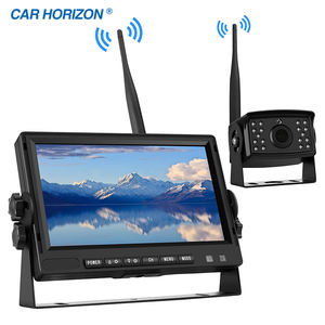 Cámara de Visión Trasera Inalámbrica, Monitor de Marcha Atrás, Kit de Cámara de Visión Lateral Delantera y Trasera para Autobús, Camión, Montacargas - Product Image 1