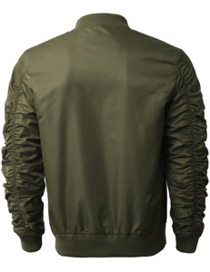 Chaqueta Bomber de Moda para Hombre, Nueva, en Oferta, para Invierno, Transpirable, con Logotipo Frontal, Servicio OEM - Product Image 3